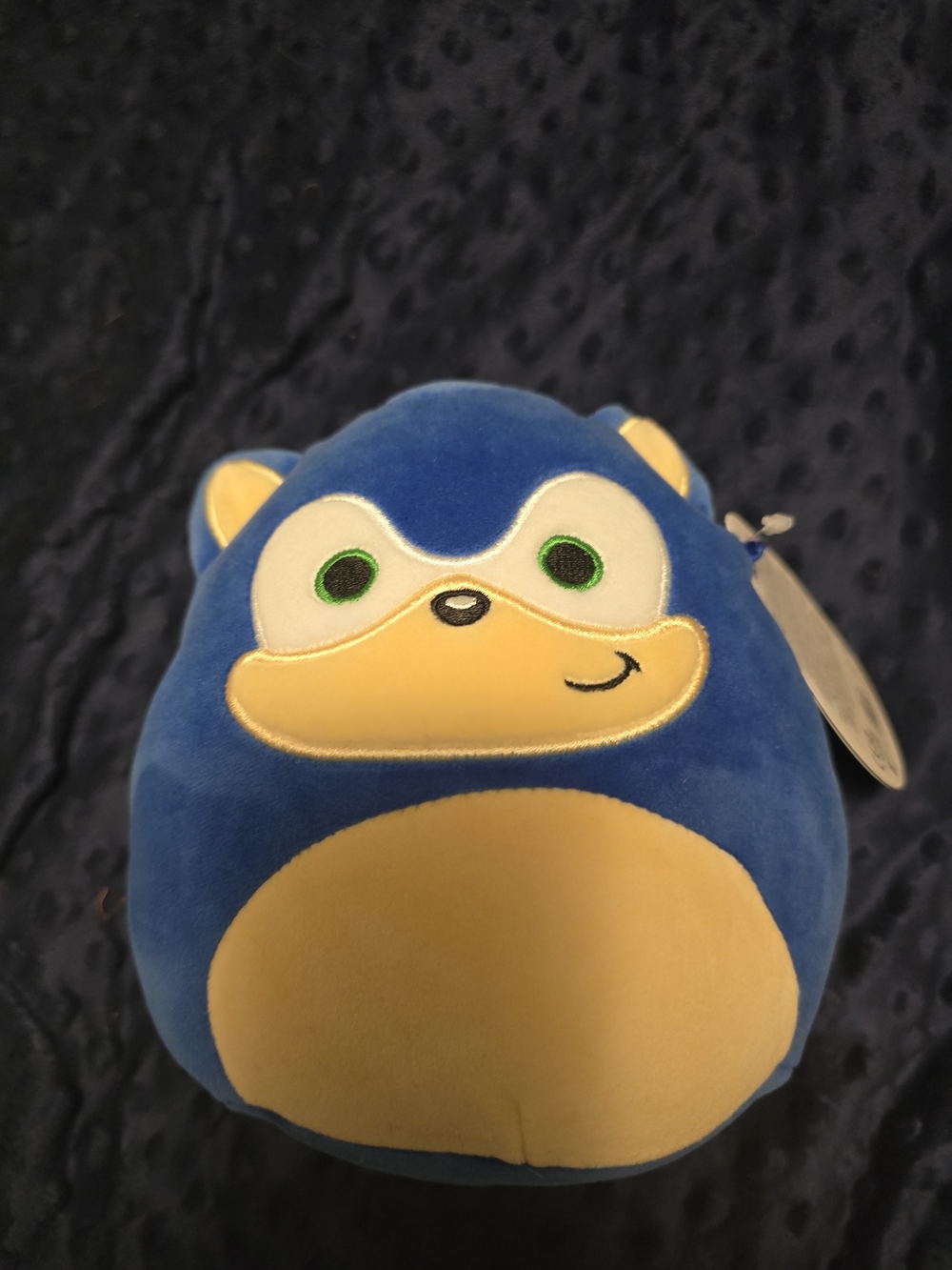 Squishmallows Sonic Tag - Blue & Yellow